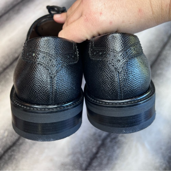Salvatore Ferragamo Toby Cap Toe Black Oxford